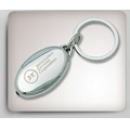 Oval Ultra White LED Light Key Chain